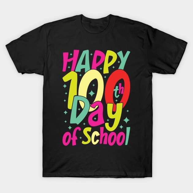 100th Day Of School, Celebration design T-Shirt by Emma